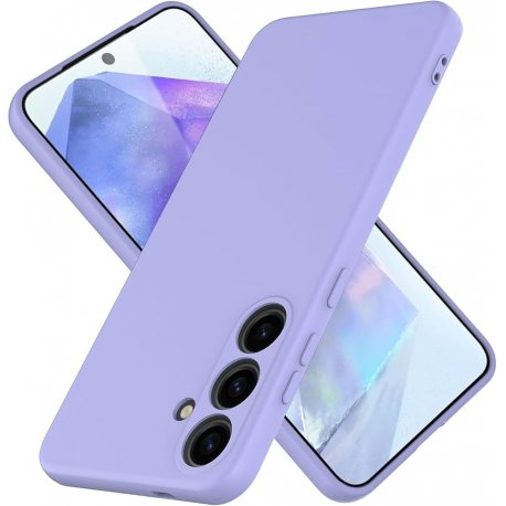Samsung Galaxy S25 FE Silky And Soft Touch Silicone Cover Purple