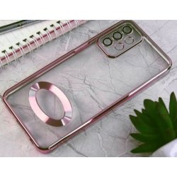 Samsung Galaxy A53 5G A536 Electroplating Plate Silicone Case RoseGold