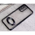 Samsung Galaxy A53 5G A536 Electroplating Plate Silicone Case Black
