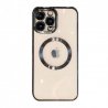 IPhone 14 Pro Chrome Hole Clear Silicone Case Black