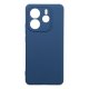 Xiaomi Redmi Note 14 5G Silky And Soft Touch Silicone Cover Camera Protection Blue