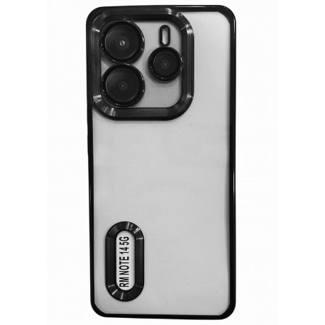 Xiaomi Redmi Note 14 5G Electroplating Plate Case Full Camera Protection Black