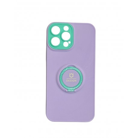 IPhone 13 Pro Max Silicone Case With Ring Full Camera Protection Lila Mint