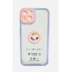 IPhone 13 Chrome Hole Clear Silicone Case Full Camera Protection Lila