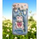 IPhone 12 Silicone Case Rabbit Baby Blue