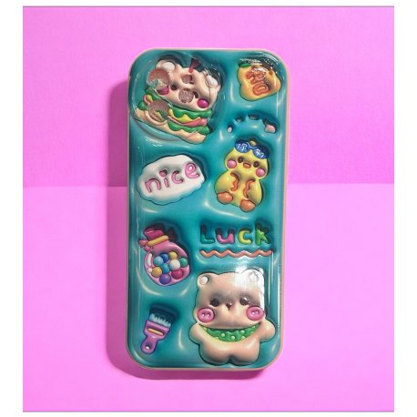 IPhone 12 Silicone Case Good Luck Mint