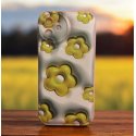 IPhone 12 Silicone Case Flowers Yellow