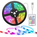 MBaccess M5 RGB LED Strip Light with Remote 5M