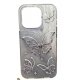 Xiaomi Redmi 15C/Poco C85 Butterfly 3D Silicone Case Silver