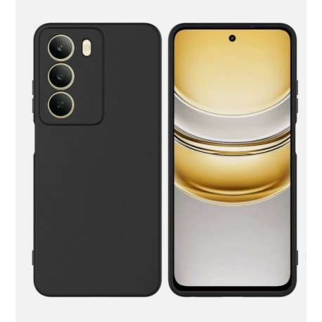 Realme 14X Silicone Case Full Camera Protection Black