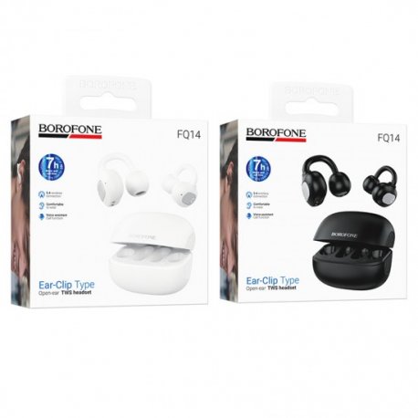 Borofone FQ14 Open Ear Bluetooth Wireless Headphones Black