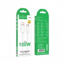 Hoco X115 Type-C Charging Data Cable 100W White