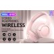 MBaccess MSL-510 Wireless Headphones Pink