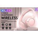 MBaccess MSL-510 Wireless Headphones Pink