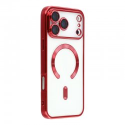 IPhone 17 Pro Max Luxury MagSafe Case Red