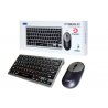 MBaccess A-1011B 2.4G Rechargeable Wireless/Bluetooth Keyboard Mouse Combo Black