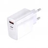 Treqa CH-647 Fast Charger PD 20W Type-C+USB Bulk White