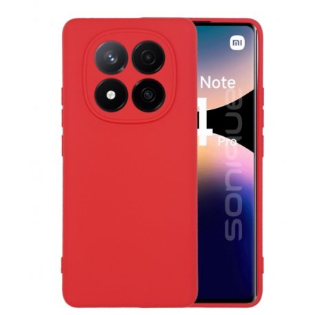 Xiaomi Redmi Note 15 Pro 5G Silicone Case Full Camera Protection Red