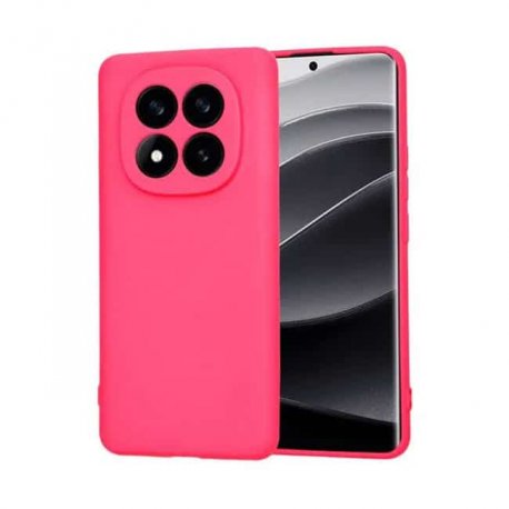Xiaomi Redmi Note 15 Pro Plus/Poco M8 Pro 5G Silicone Case Full Camera Protection Hot Pink