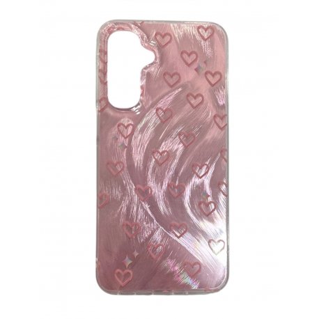 Samsung Galaxy A17 Silicone Case Heart Pink