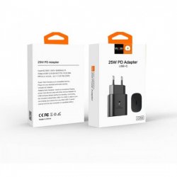 WUW C253 USB-C 25W Power Adapter Black