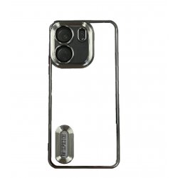 Xiaomi Redmi 13C Electroplating Plate Case Full Camera Protection Silver