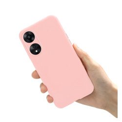 Oppo A78 5G Silicone Case Full Camera Protection Pink