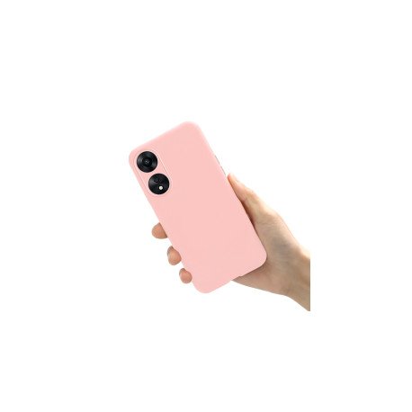 Oppo A78 5G Silicone Case Full Camera Protection Pink