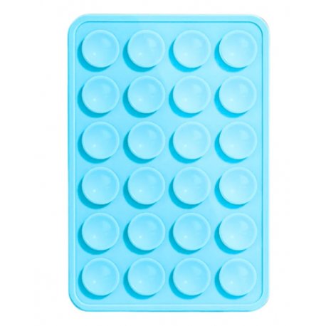 MBaccess Silicone Suction Cup Back Sticker Light Blue