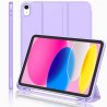 IPad 10th Gen 10.9" 2022/11" 2025 Smart Book Case With Pencil Case Lila