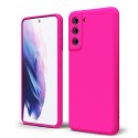Samsung Galaxy S21 FE G990 Silicone Case Full Camera Protection Hot Pink