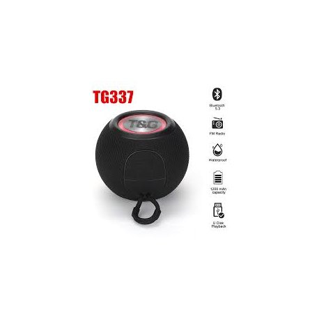 T&G TG-337 Portable Bluetooth Speaker Black