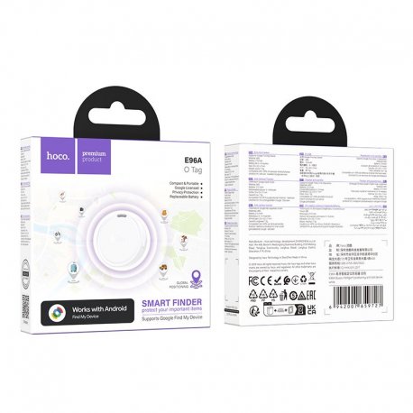 Hoco E96A Locator Compatible With Google Find My Device White