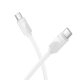 Hoco X114 Cable USB C To USB C 3A 60W 1m White