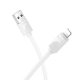 Hoco X114 Cable USB A To Lightning 2,4A 1m White