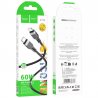Hoco X109 Silicone Cable USB C To USB C 3A 60W 3m Black
