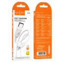 Hoco X114 Cable USB A To USB C 3A 1m White