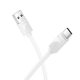 Hoco X114 Cable USB A To USB C 3A 1m White