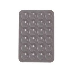MBaccess Silicone Suction Cup Back Sticker Grey