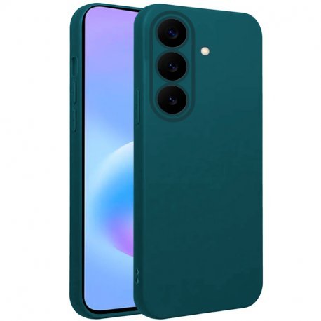 Samsung Galaxy A57 5G Silicone Case Full Camera Protection Forest Green