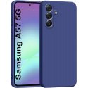 Samsung Galaxy A57 5G Silicone Case Full Camera Protection Blue