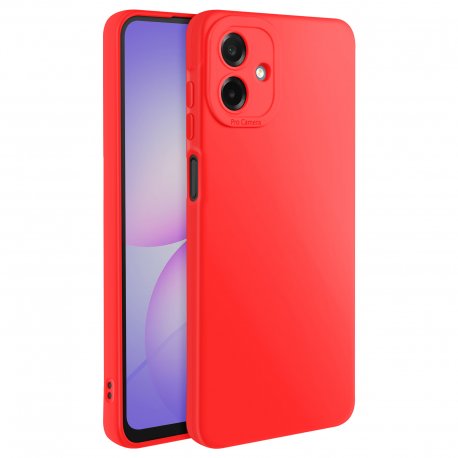 Samsung Galaxy A07 Silicone Case Full Camera Protection Red