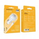 Borofone BZ14 Max In-Car Charger Set With Type C Cable White