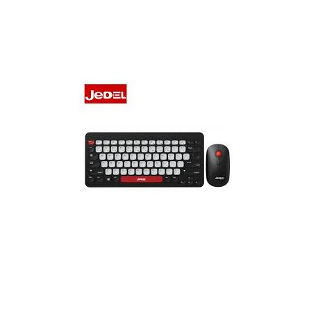 JEDEL WS681 Mini Wireless Keyboard and Mouse Set