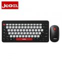 JEDEL WS681 Mini Wireless Keyboard and Mouse Set