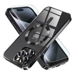 IPhone 15 Pro Luxury MagSafe Case Black