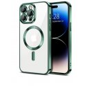 IPhone 15 Pro Luxury MagSafe Case Green