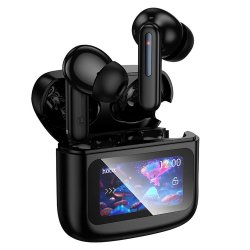 Hoco EQ14 TWS Wireless Earphones With Touch Screen Black