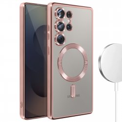 Samsung Galaxy S25 Ultra Luxury MagSafe Case RoseGold