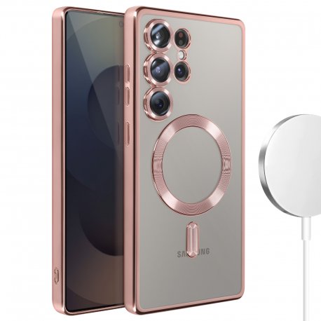 Samsung Galaxy S25 Ultra Luxury MagSafe Case RoseGold